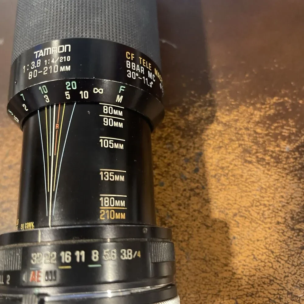 Tamron 80-210mm F/3.8-4 CF Tele-Macro Compact Zoom Adaptall Used Very Good